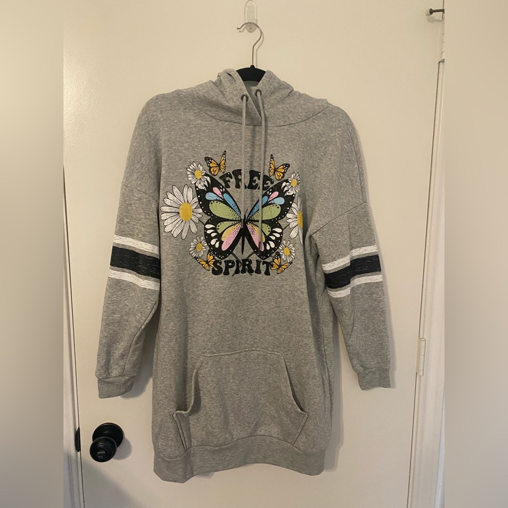 Free spirit long hoodie